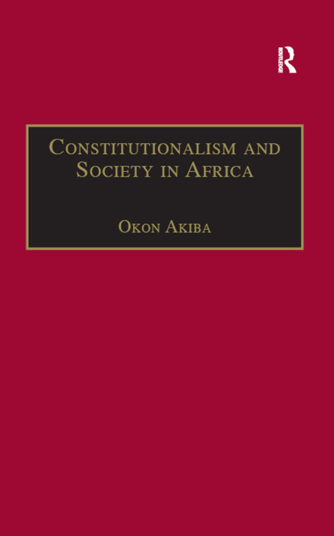 Cover image for book Constitutionalism and Society in Africa