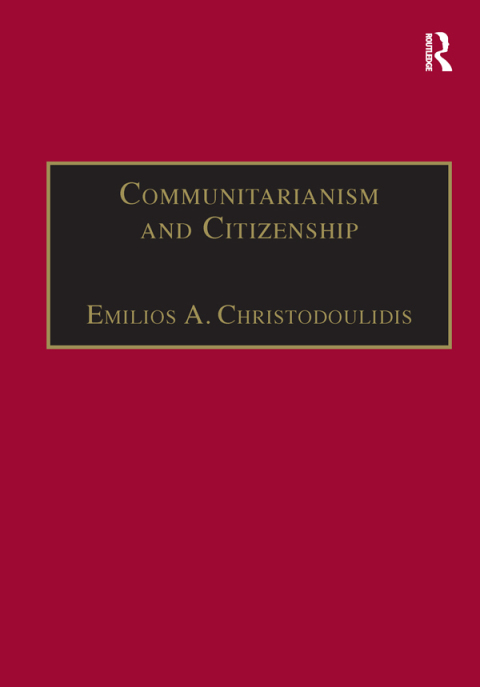 Cover image for book Communitarianism and Citizenship