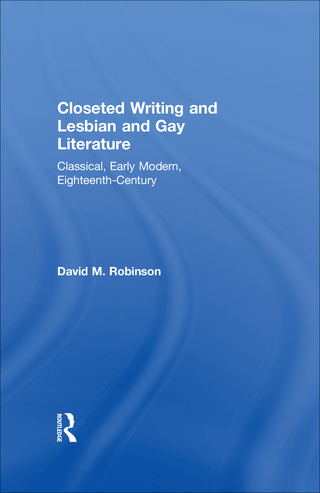 Closeted Writing and Lesbian and Gay Literature