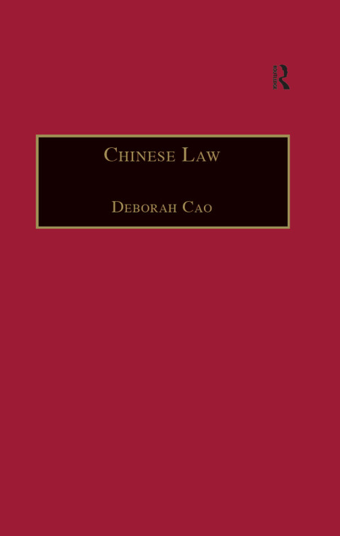 Cover image for book Chinese Law