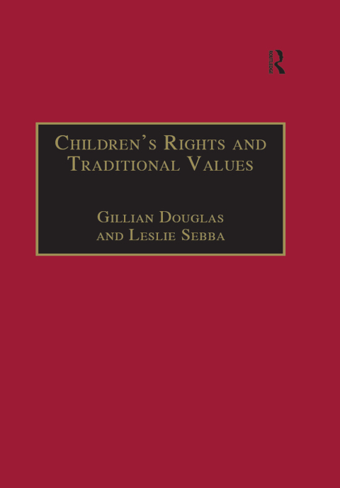 Cover image for book Children's Rights and Traditional Values