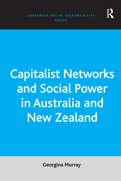 Cover image for book Capitalist Networks and Social Power in Australia and New Zealand