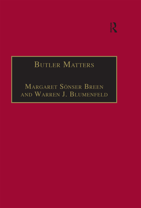Cover image for book Butler Matters