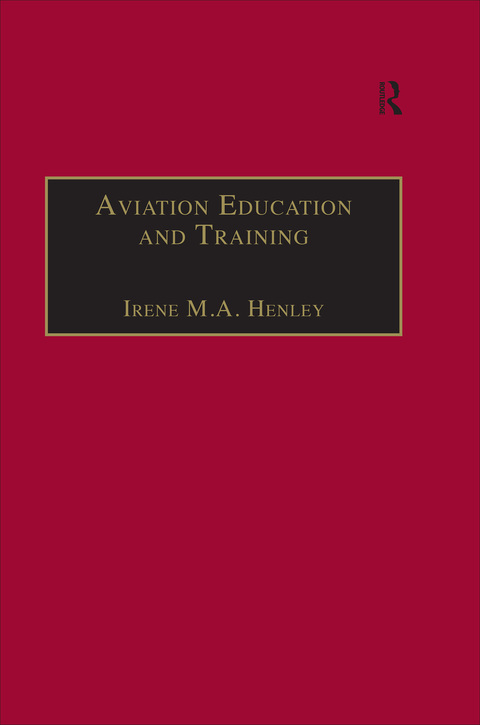 Cover image for book Aviation Education and Training