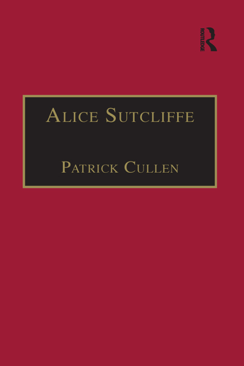 Cover image for book Alice Sutcliffe