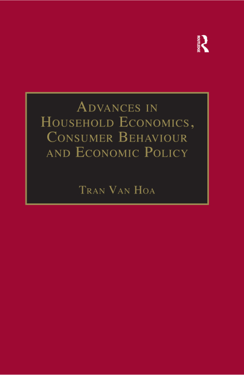 Cover image for book Advances in Household Economics, Consumer Behaviour and Economic Policy