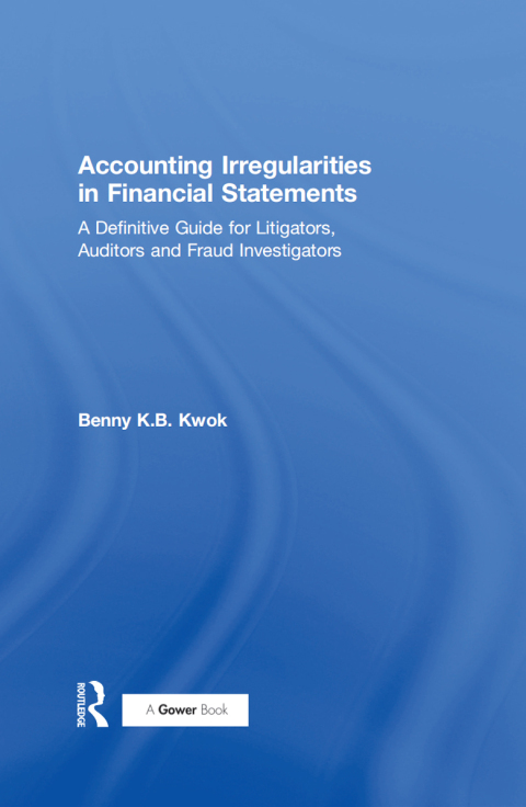 Cover image for book Accounting Irregularities in Financial Statements