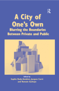 Cover image: A City of One's Own 1st edition 9780754675020