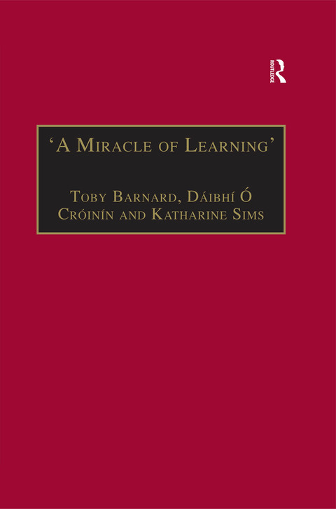 Cover image for book ‘A Miracle of Learning’