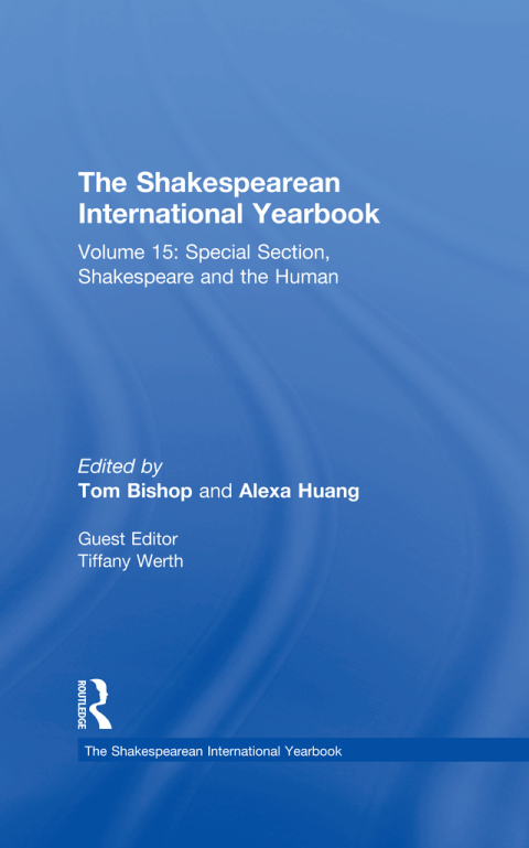 Cover image for book The Shakespearean International Yearbook