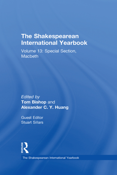 Cover image for book The Shakespearean International Yearbook