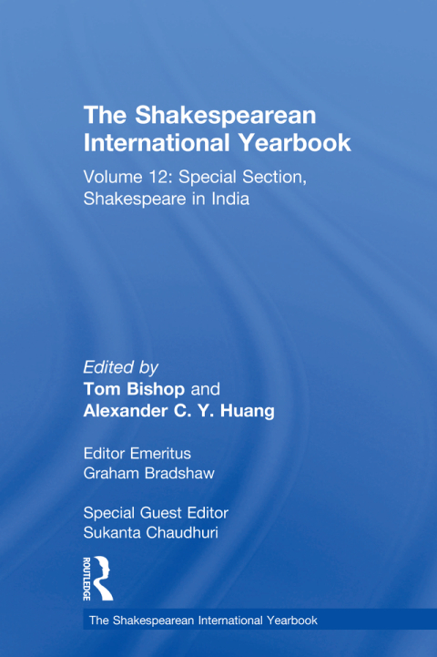 Cover image for book The Shakespearean International Yearbook