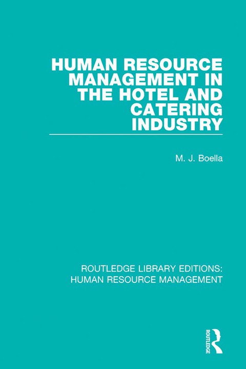 Cover image for book Human Resource Management in the Hotel and Catering Industry