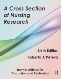 Cover image: A Cross Section of Nursing Research 6th edition 9781138287631