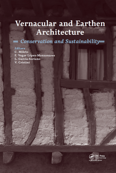 Cover image for book Vernacular and Earthen Architecture: Conservation and Sustainability
