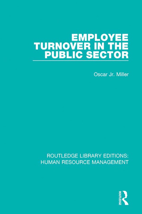 Cover image for book Employee Turnover in the Public Sector