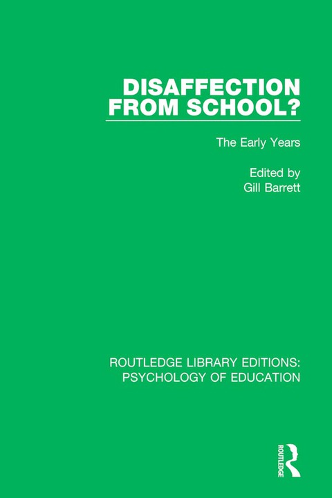 Cover image for book Disaffection from School?