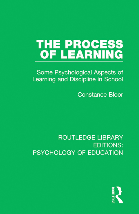 Cover image for book The Process of Learning