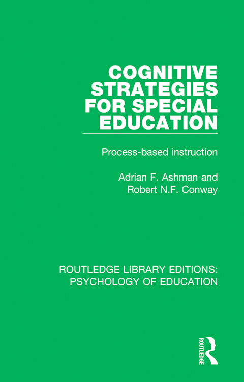 Cover image for book Cognitive Strategies for Special Education