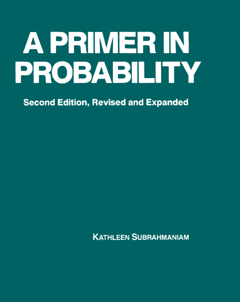 Cover image for book A Primer in Probability