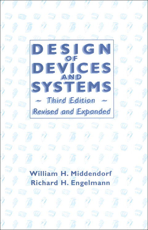 Cover image for book Design of Devices and Systems
