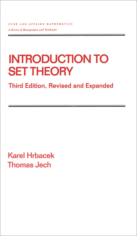 Cover image for book Introduction to Set Theory, Revised and Expanded