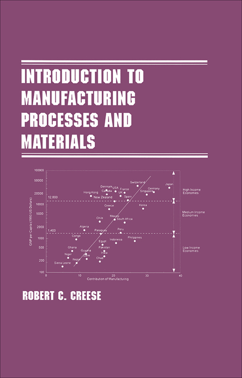 Cover image for book Introduction to Manufacturing Processes and Materials