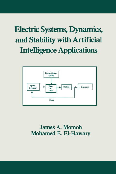 Cover image for book Electric Systems, Dynamics, and Stability with Artificial Intelligence Applications