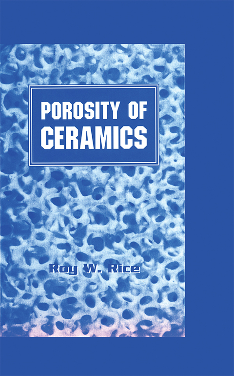 Cover image for book Porosity of Ceramics