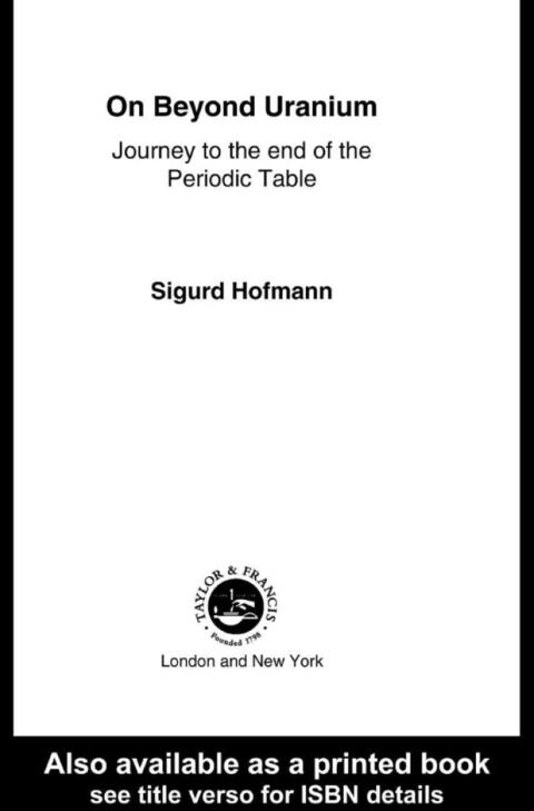 Cover image for book On Beyond Uranium
