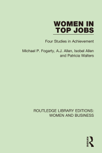 Cover image: Women in Top Jobs 1st edition 9781138243187