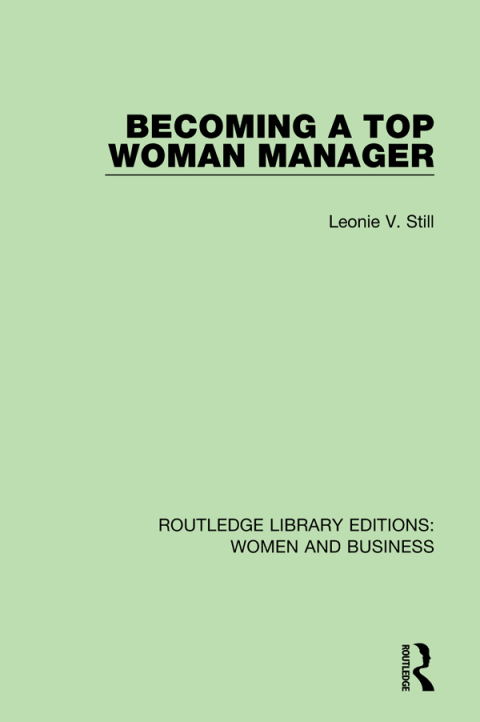Cover image for book Becoming a Top Woman Manager