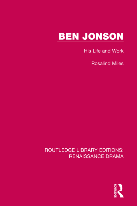 Cover image for book Ben Jonson