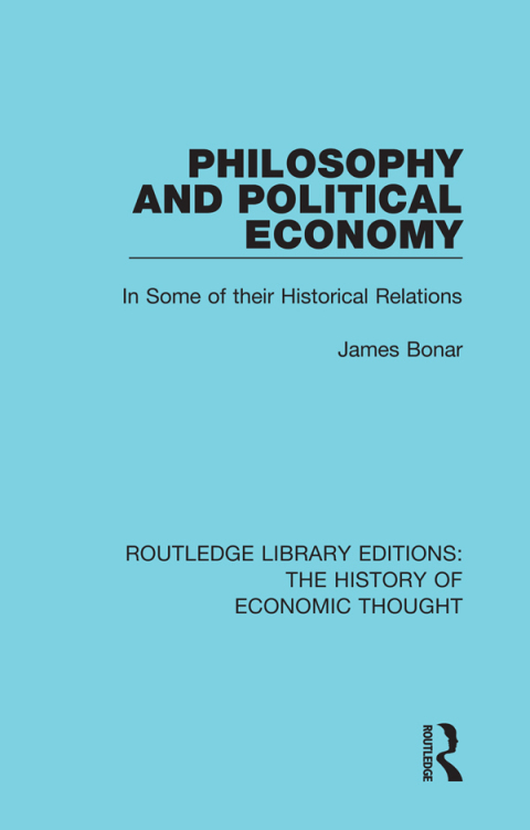 Cover image for book Philosophy and Political Economy