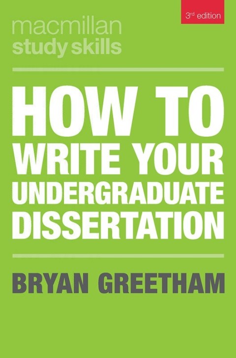 Cover image for book How to Write Your Undergraduate Dissertation
