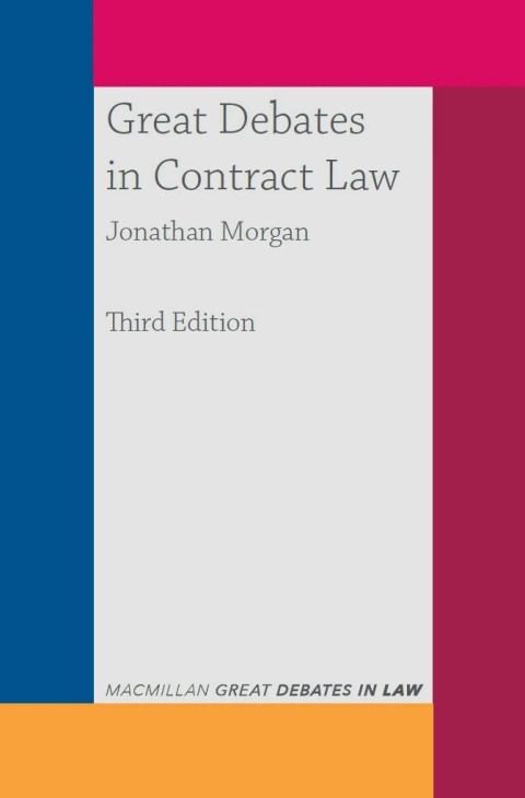 Cover image for book Great Debates in Contract Law