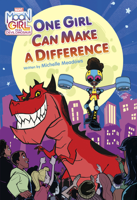 Cover image for book Moon Girl and Devil Dinosaur: One Girl Can Make a Difference
