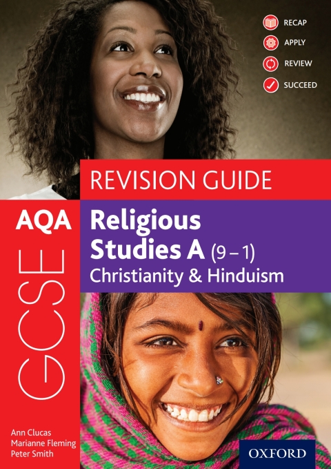 Cover image for book AQA GCSE Religious Studies A (9-1): Christianity & Hinduism Revision Guide