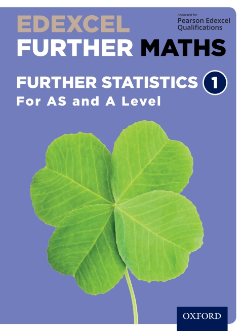 Cover image for book Edexcel Further Maths: Further Statistics 1 For AS and A Level