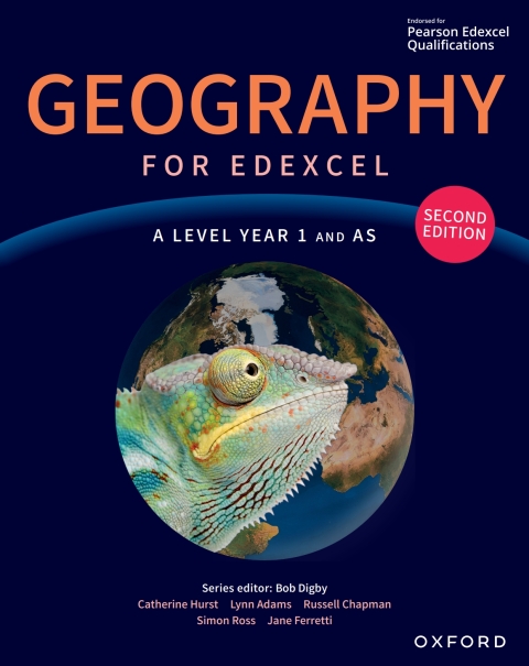 Cover image for book Geography for Edexcel A Level: A Level / 16-19: Geography for Edexcel A Level Year 1 and AS