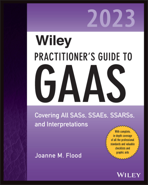 Cover image for book Wiley Practitioner's Guide to GAAS 2023