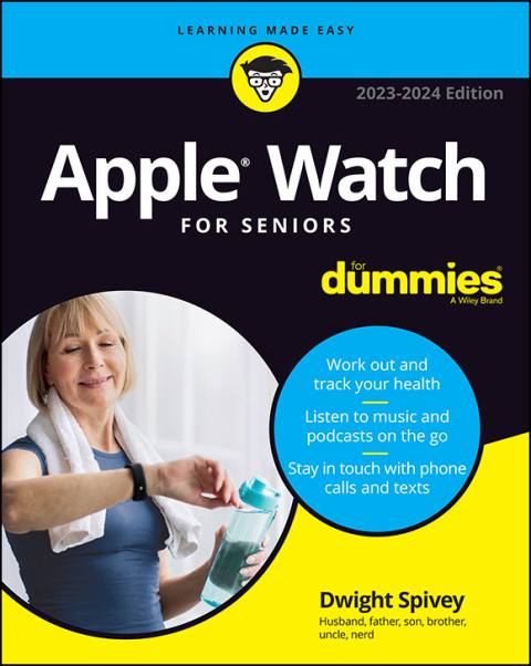 Cover image for book Apple Watch For Seniors For Dummies, 2023-2024 Edition