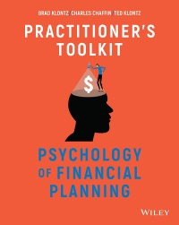 Cover image: Psychology of Financial Planning 1st edition 9781394153343