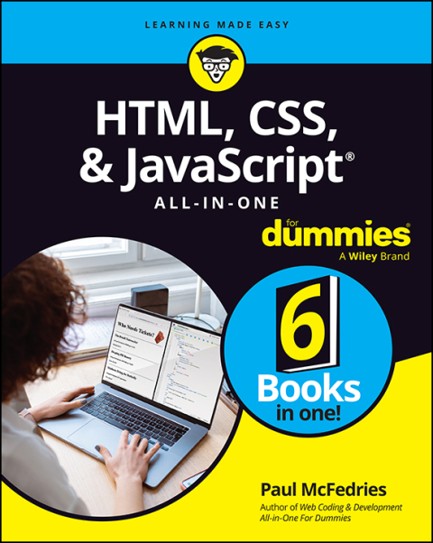 Cover image for book HTML, CSS, & JavaScript All-in-One For Dummies