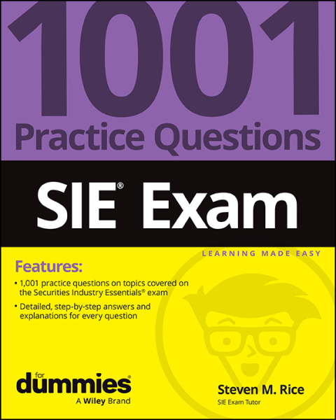 Cover image for book SIE Exam: 1001 Practice Questions For Dummies