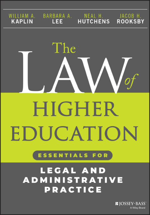 Cover image for book The Law of Higher Education