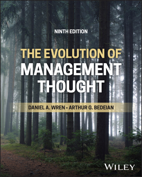 Cover image for book The Evolution of Management Thought