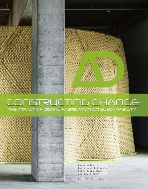 Cover image for book Constructing Change: The Impact of Digital Fabrication on Sustainability