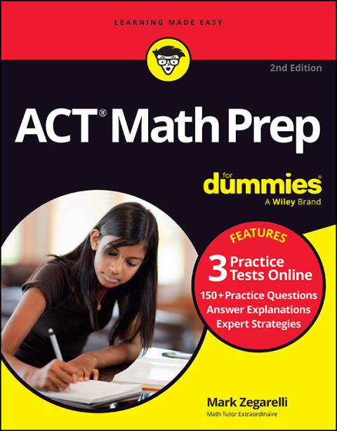 Cover image for book ACT Math Prep For Dummies