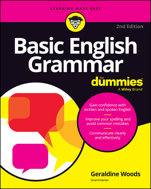 Cover image for book Basic English Grammar For Dummies - US